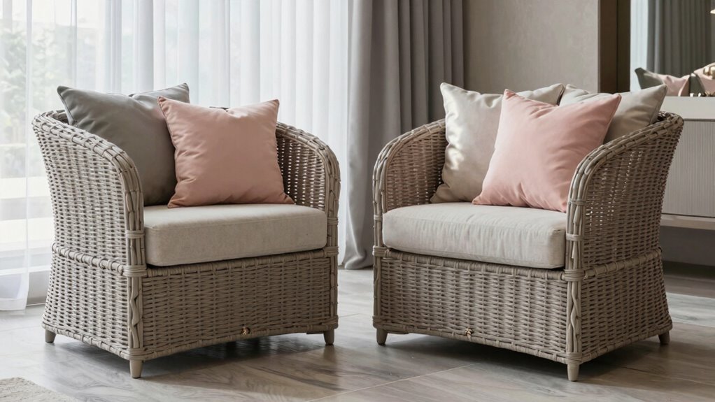 calm elegant rattan colors