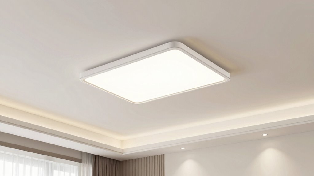 ceiling lights enhance perceived height