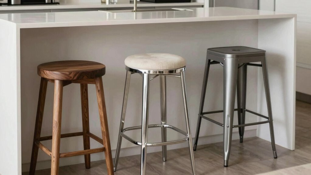 choose matching adjustable stools
