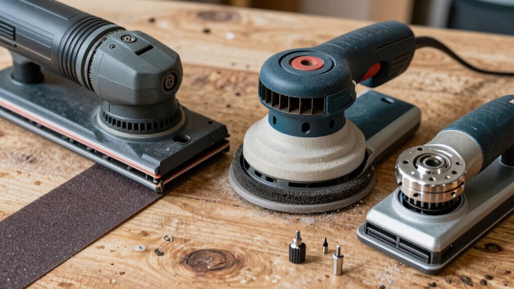 choose sander by material