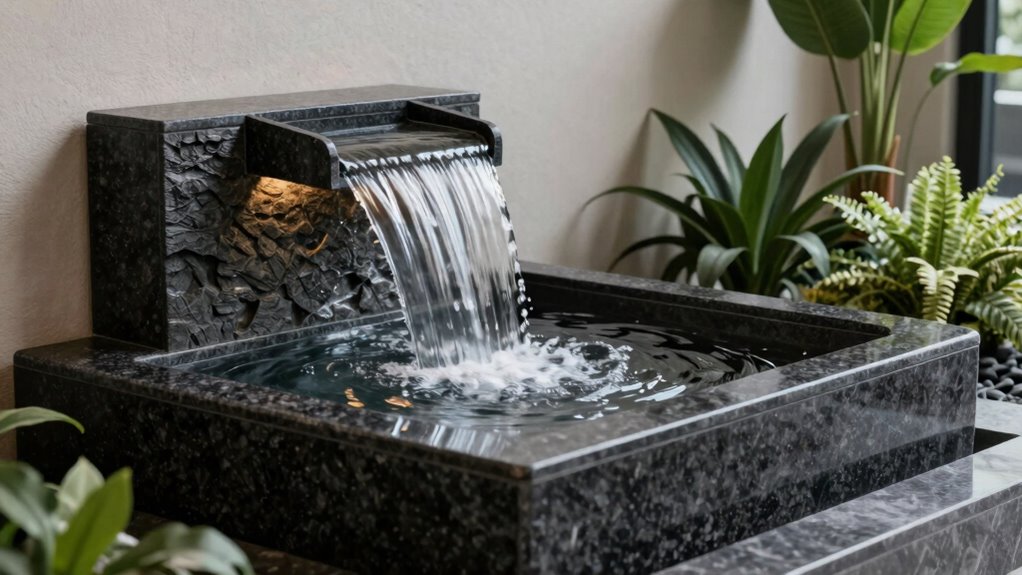 choosing fitting indoor fountain
