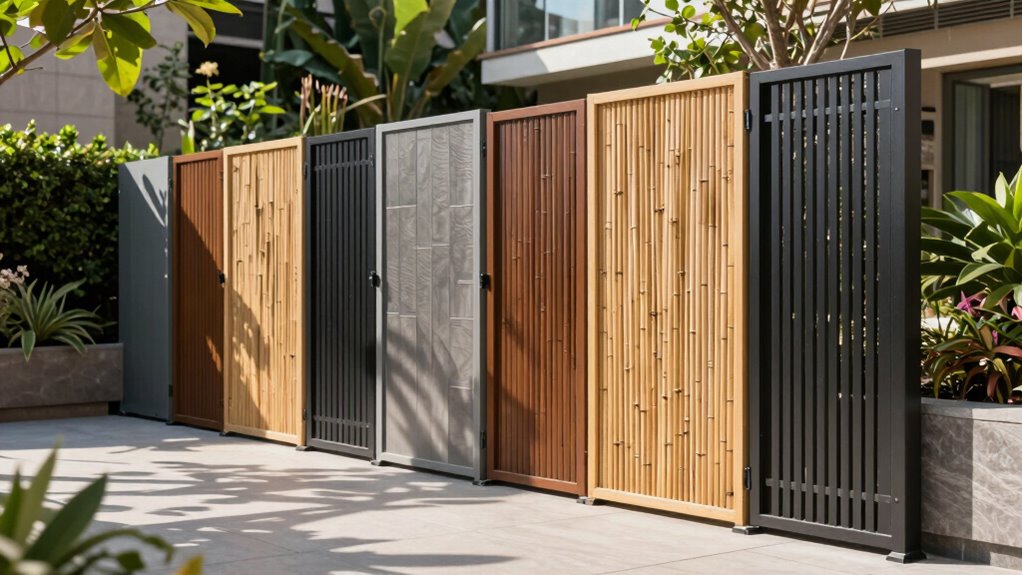 choosing outdoor privacy panels