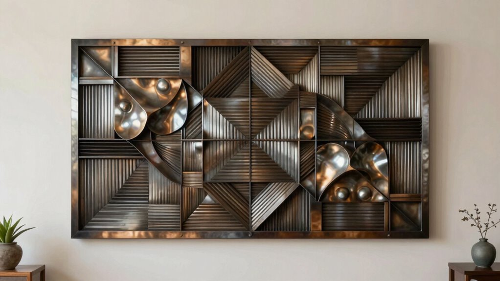 choosing oversized metal art