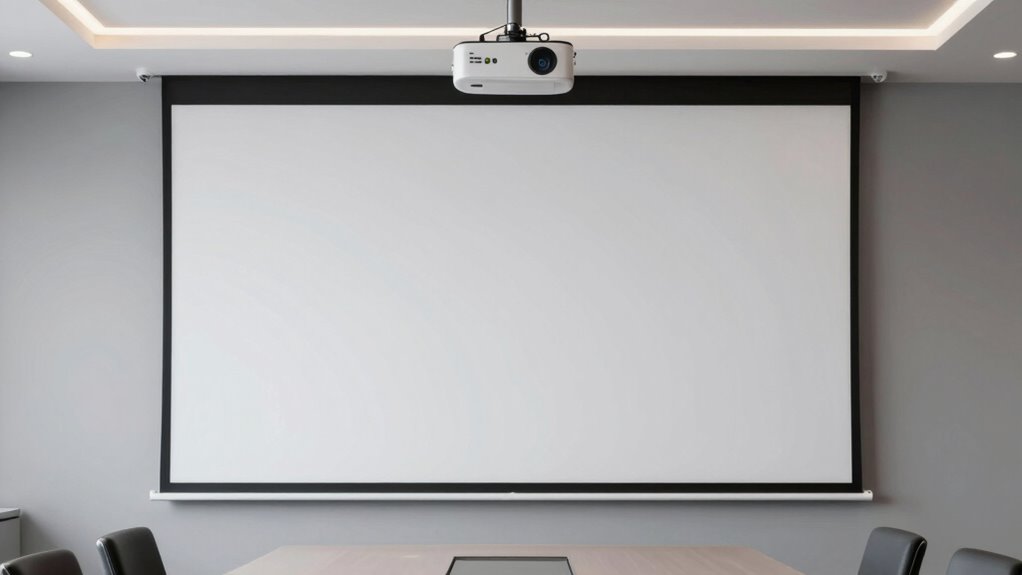 choosing projector screen options