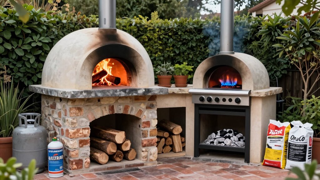 choosing suitable outdoor oven fuel