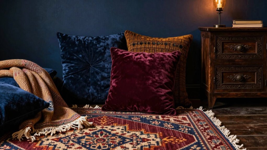 cozy textures and warm