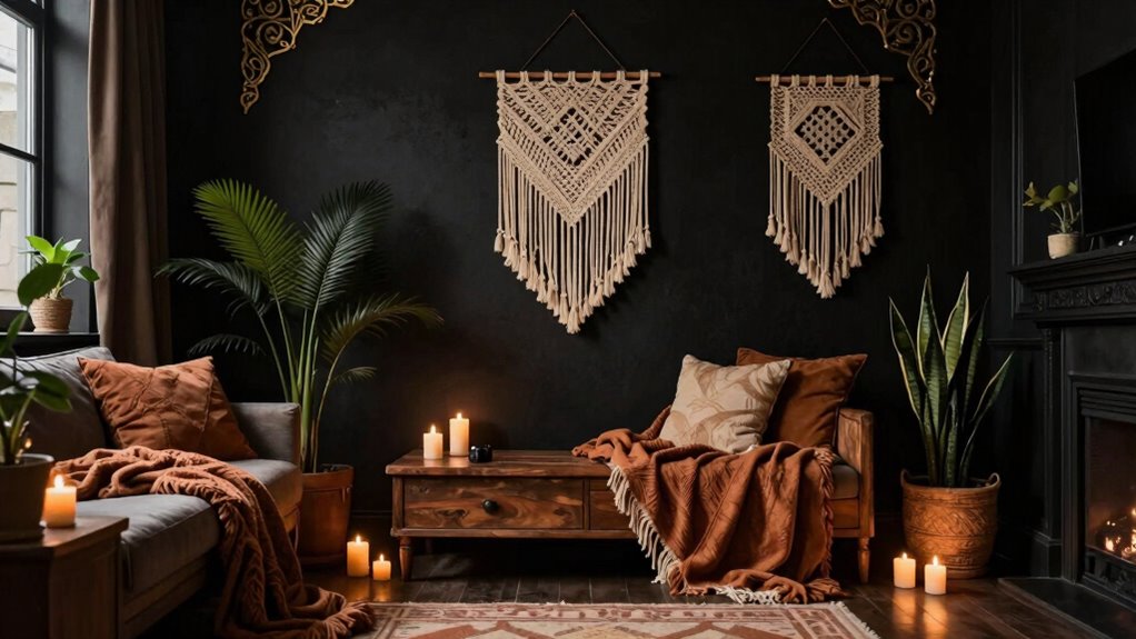 create cozy boho atmosphere