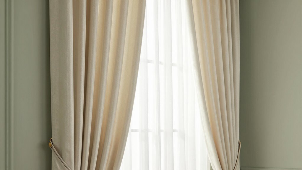 curtain and wall color harmony