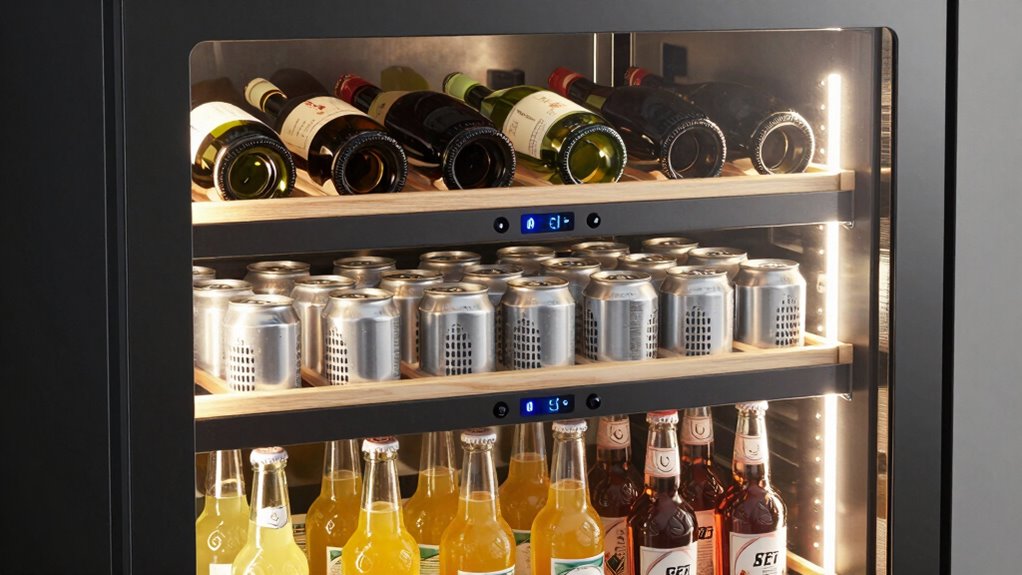 customize fridge temperature zones