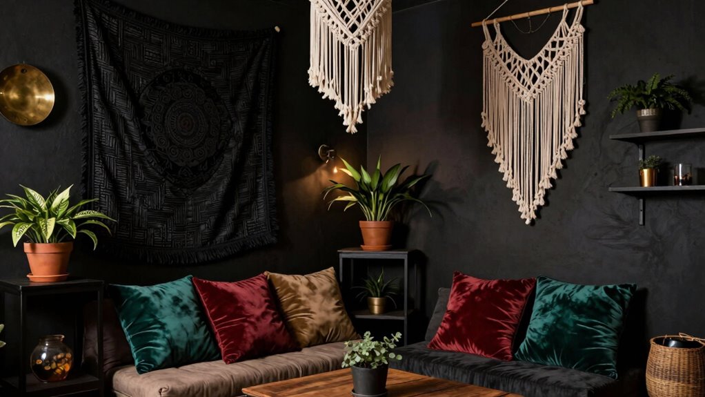 dark boho decor inspiration