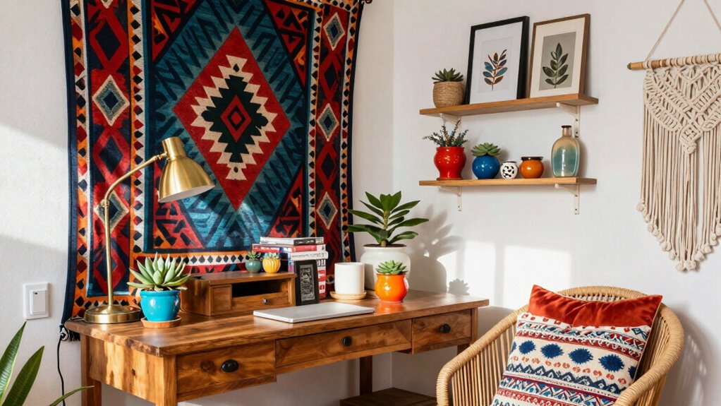 eclectic design with accessories