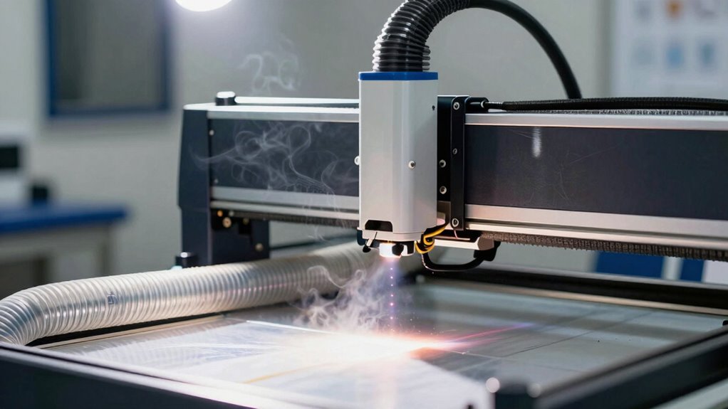 ensure safe laser ventilation