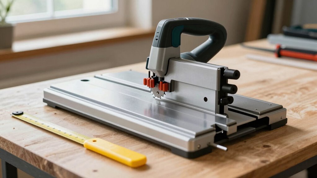 ensure saw is properly aligned