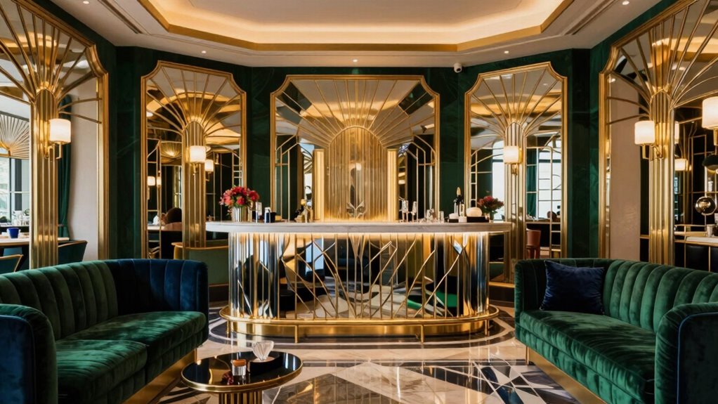 glamorous vintage modern elegance