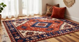harmonize textures with rugs