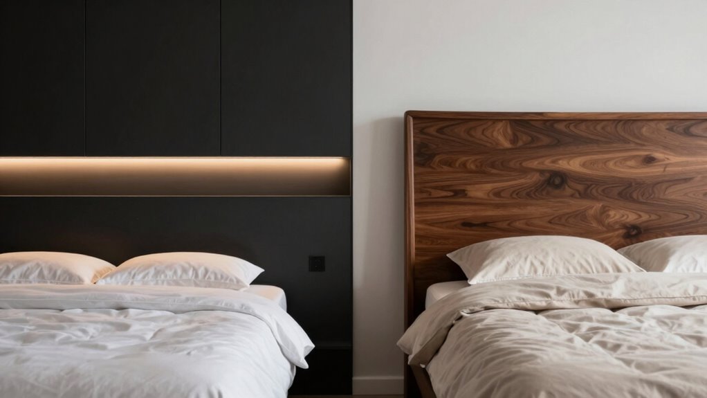 headboard choice depends on space