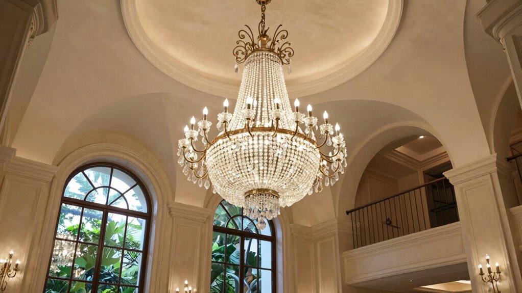 high ceiling chandelier considerations