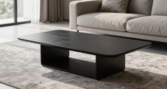 ideal coffee table height