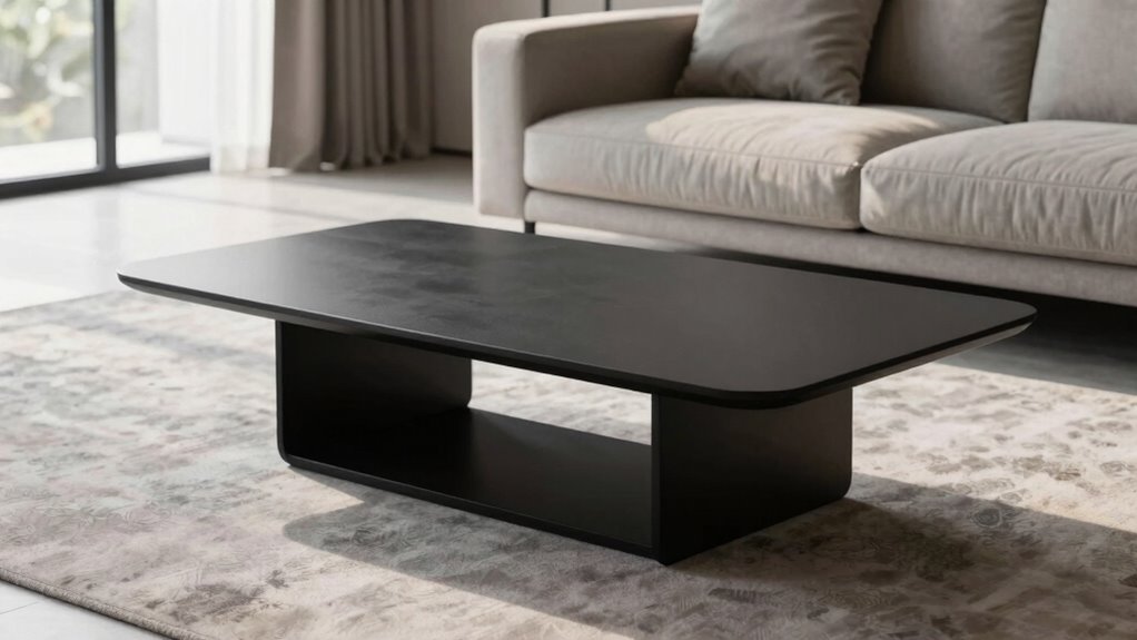 ideal coffee table height