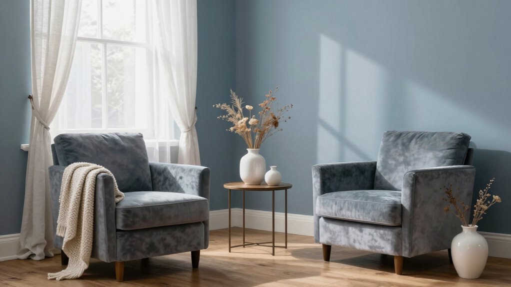 incorporate dusty blue elegantly