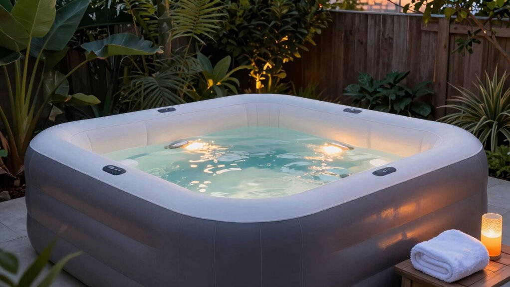 inflatable hot tub considerations