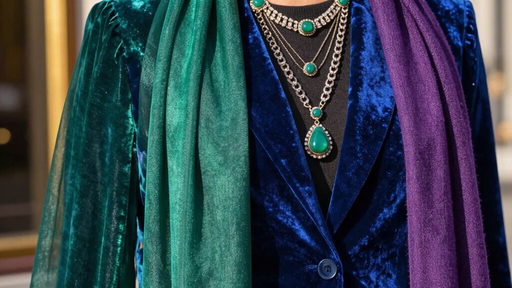 jewel tone seasonal styling