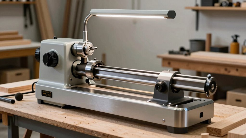 key lathe machine features
