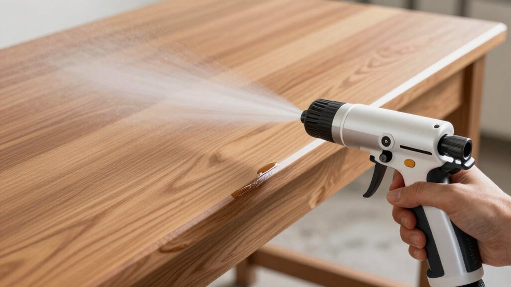 maintain steady consistent spray