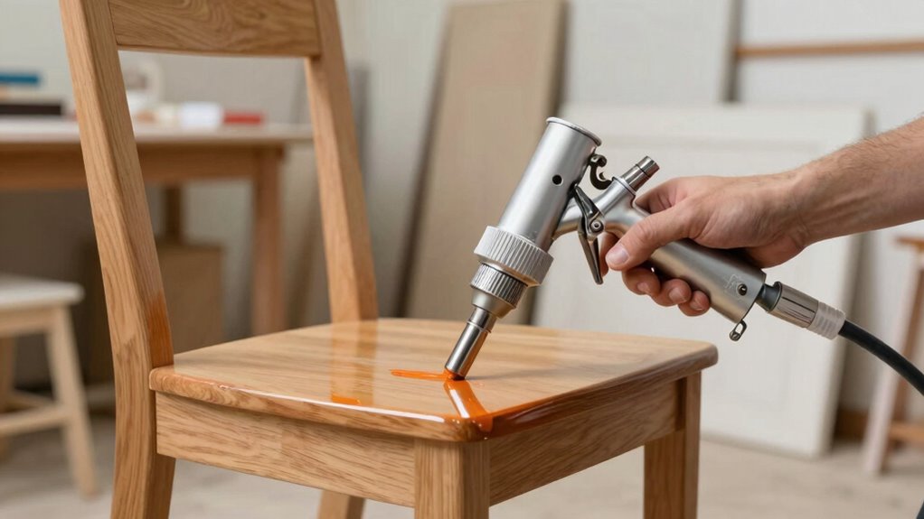 maintain steady spraying motion