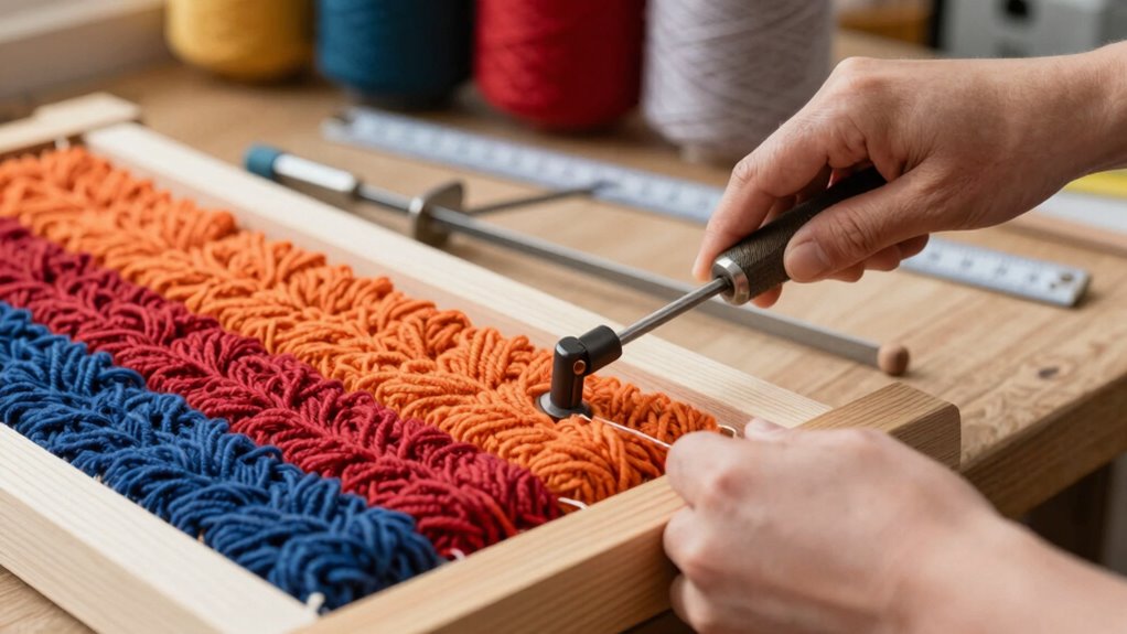 maintain steady tension throughout