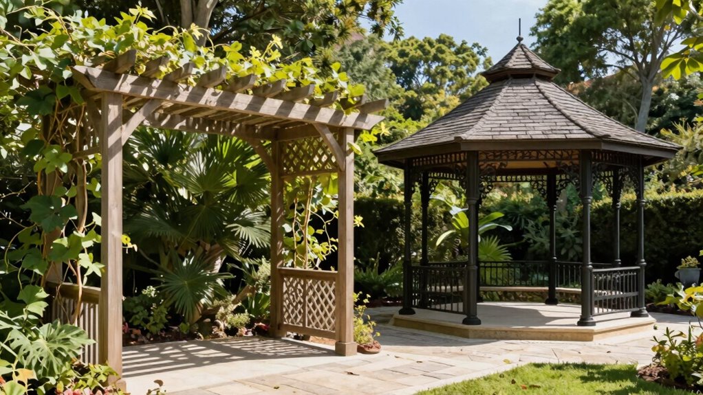 matching outdoor structure styles