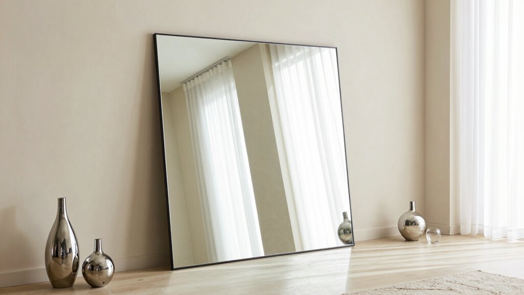 mirror placement enhances brightness