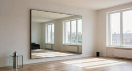 mirror placement enhances room spaciousness