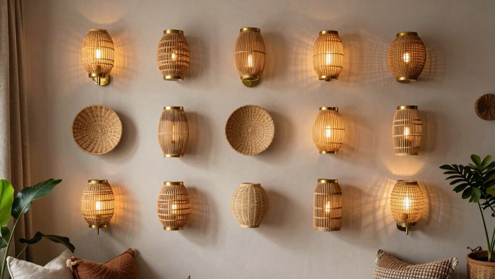 modern boho wall sconces