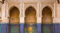 moroccan arches and tiles