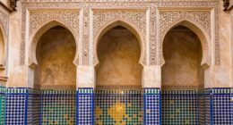 moroccan arches and tiles