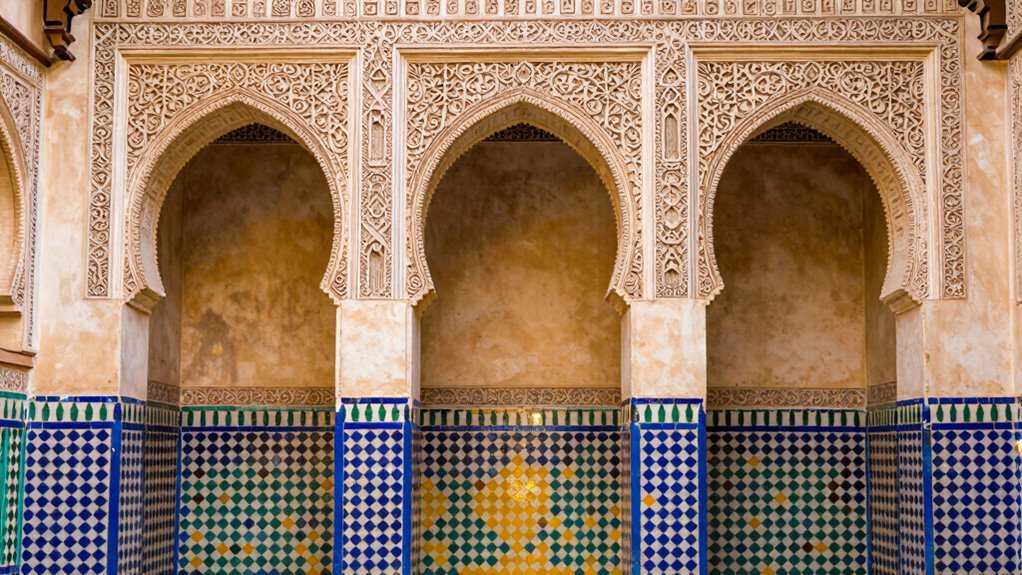 moroccan arches and tiles