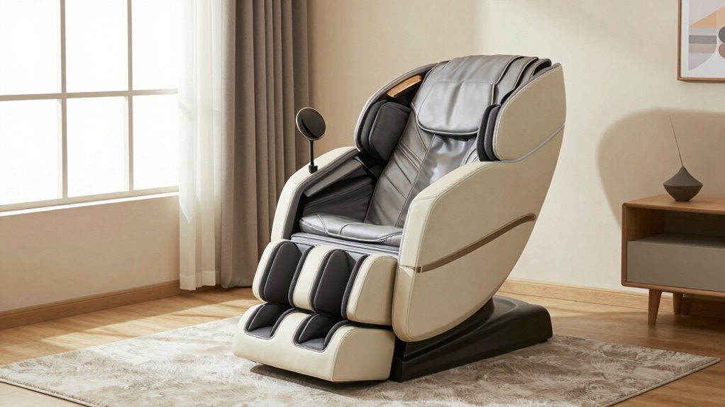 optimal massage chair placement
