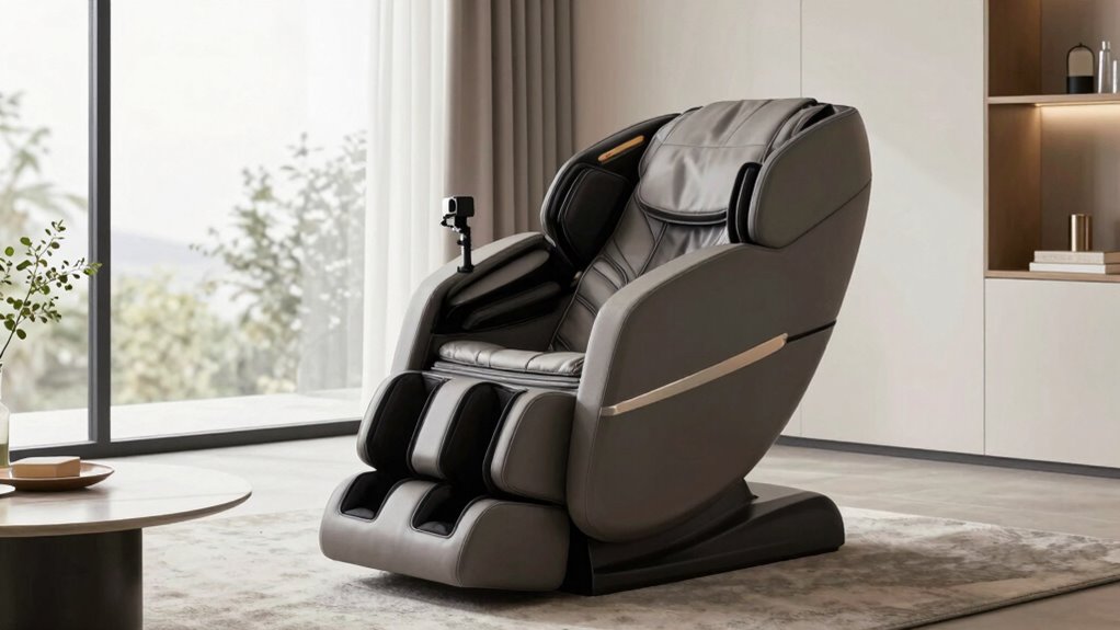 optimal massage chair placement