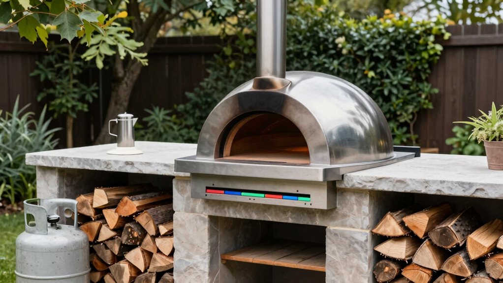 optimal outdoor oven placement