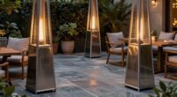 optimal patio heater placement