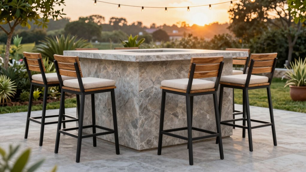 outdoor bar stool considerations