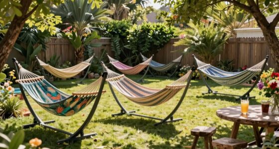 outdoor hammocks with stands