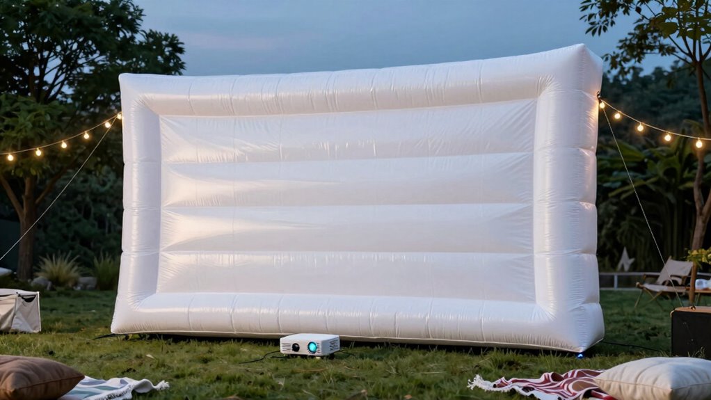 outdoor projector screen considerations