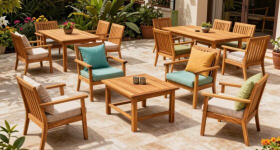 outdoor teak furniture sets