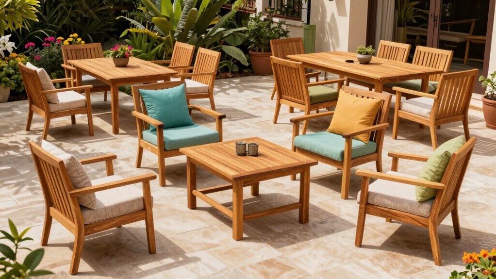 outdoor teak furniture sets