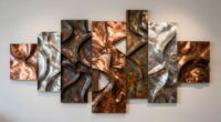 oversized metal wall art