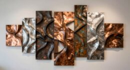 oversized metal wall art