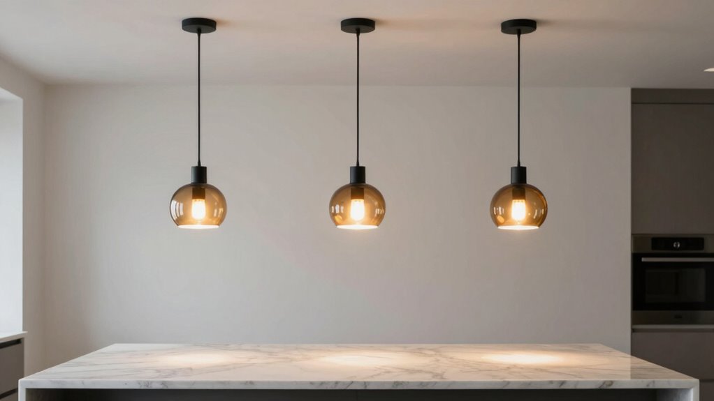 pendant spacing and height