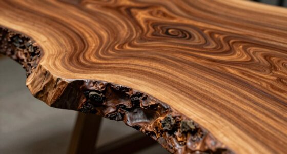 preventing live edge wood damage